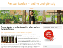 Tablet Screenshot of fenster-kaufen.eu